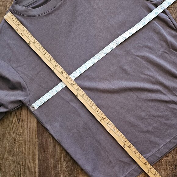 Uniqlo AIRism Cotton Blend Crew Neck Half-Sleeve Tee T-Shirt M - Picture 3 of 8